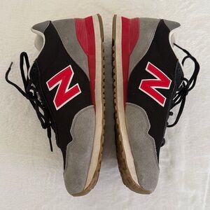 New Balance 515 Men's sneakers Black, Red, and Gray size 11